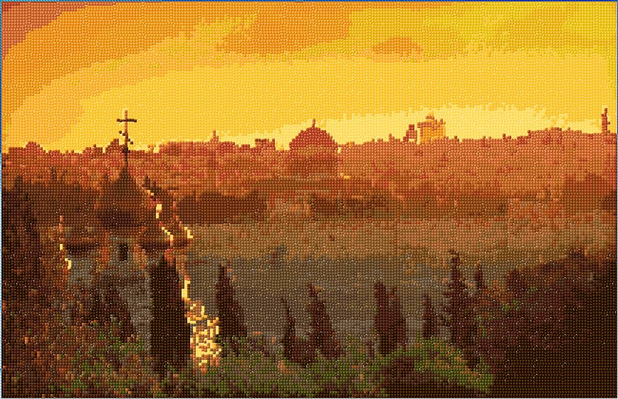 Jerusalem Small free cross-stitch pattern