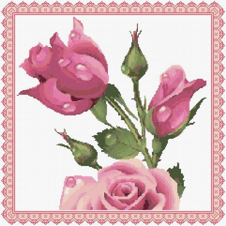 Cushion Cover free cross-stitch pattern