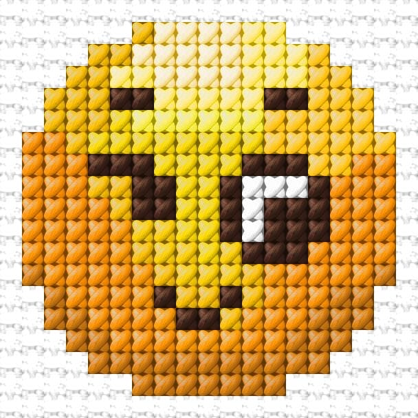 Wink free cross-stitch pattern