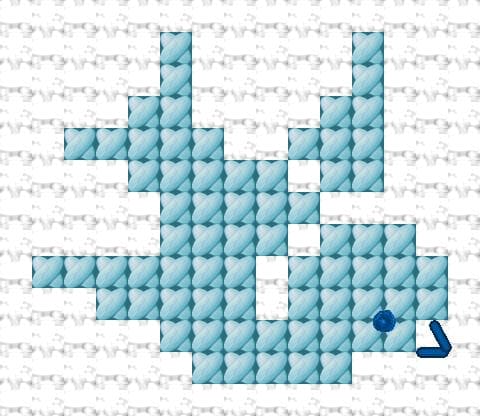 Bird free cross-stitch pattern