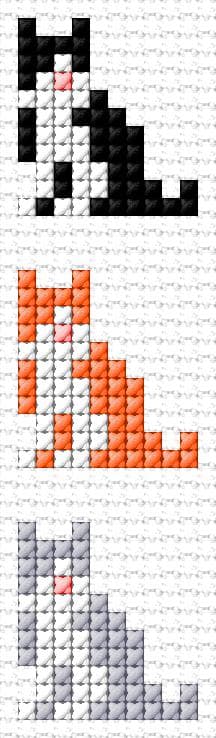 Bookmark free cross-stitch pattern