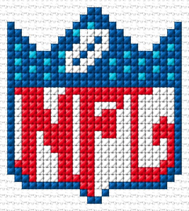 NFL Logo free cross-stitch pattern