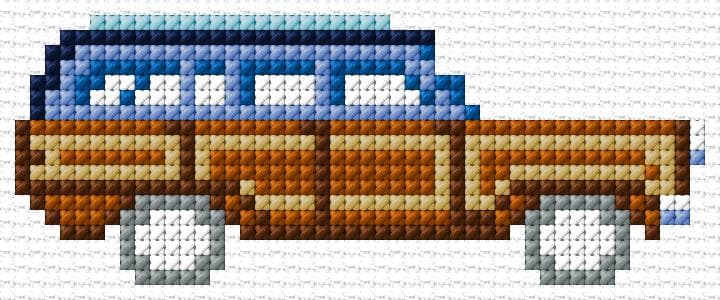 Wagoner free cross-stitch pattern
