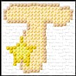 T free cross-stitch pattern