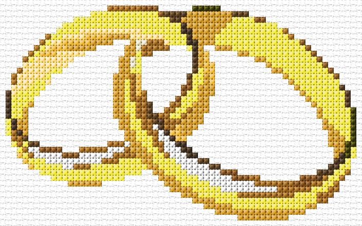 Wedding Rings free cross-stitch pattern