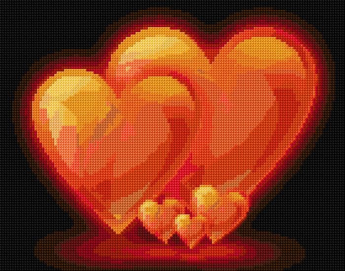 Family free cross-stitch pattern