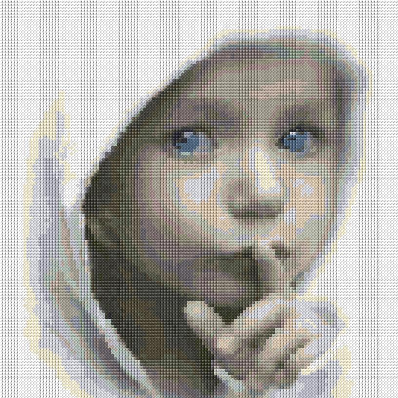 Be Quet free cross-stitch pattern