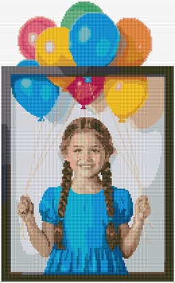 Girl with Baloons