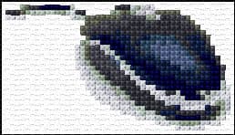 Computer Mouse free cross-stitch pattern