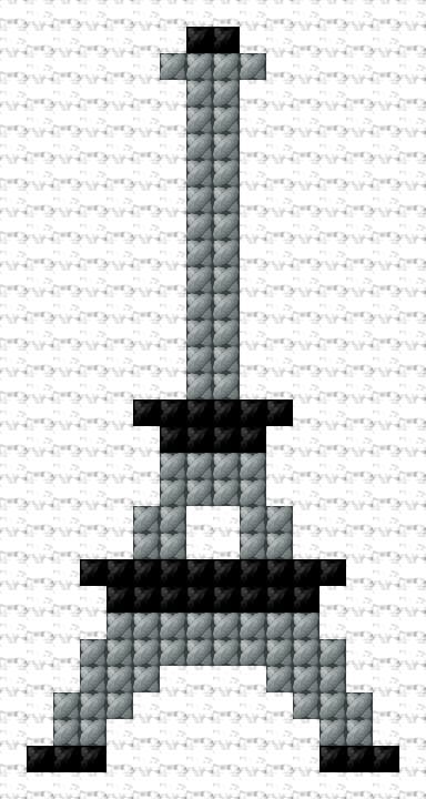 Eiffel Tower free cross-stitch pattern