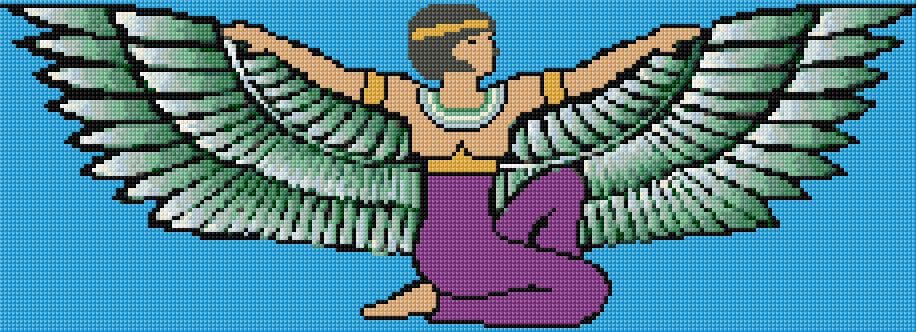 Isis free cross-stitch pattern